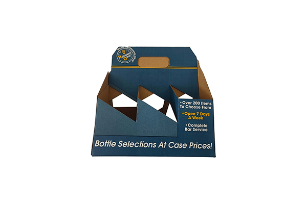 How does the 6-hole beer tray ensure stability during transportation?